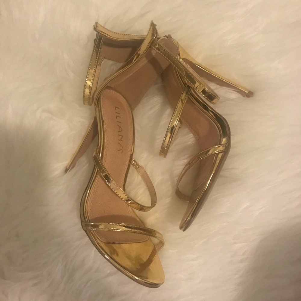 Gold heels